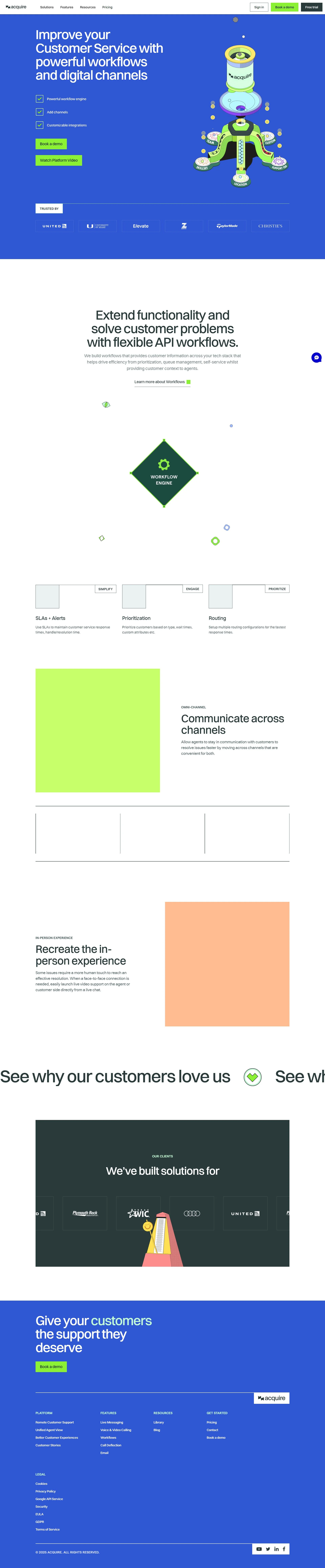 acquire.io screenshot
