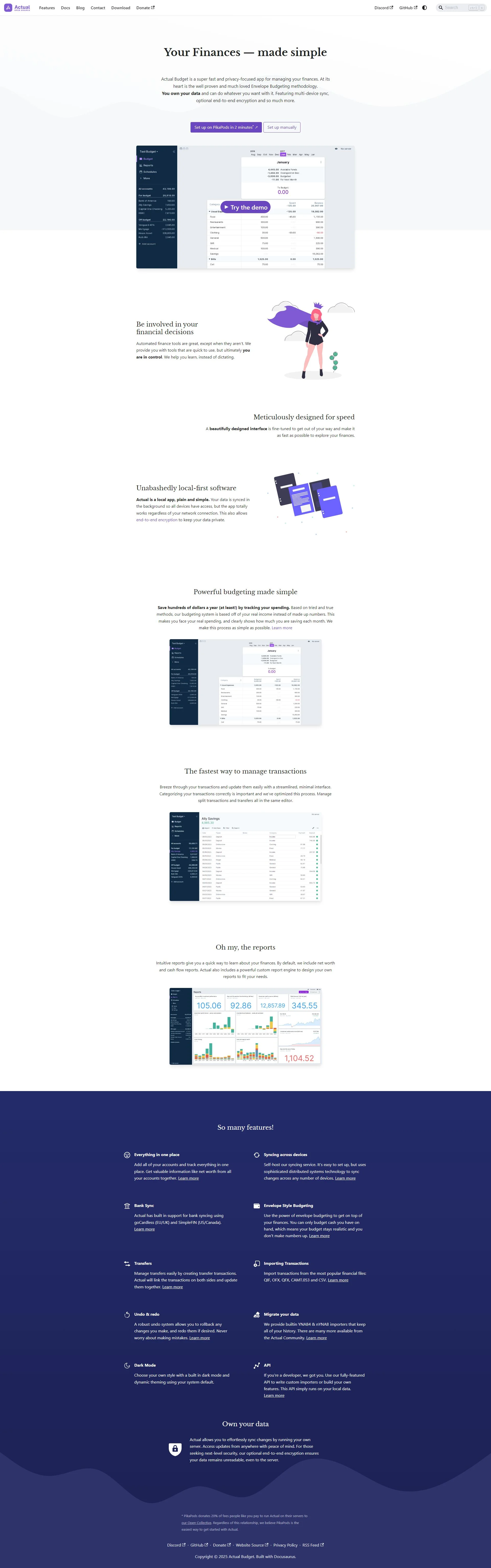 actualbudget.com screenshot