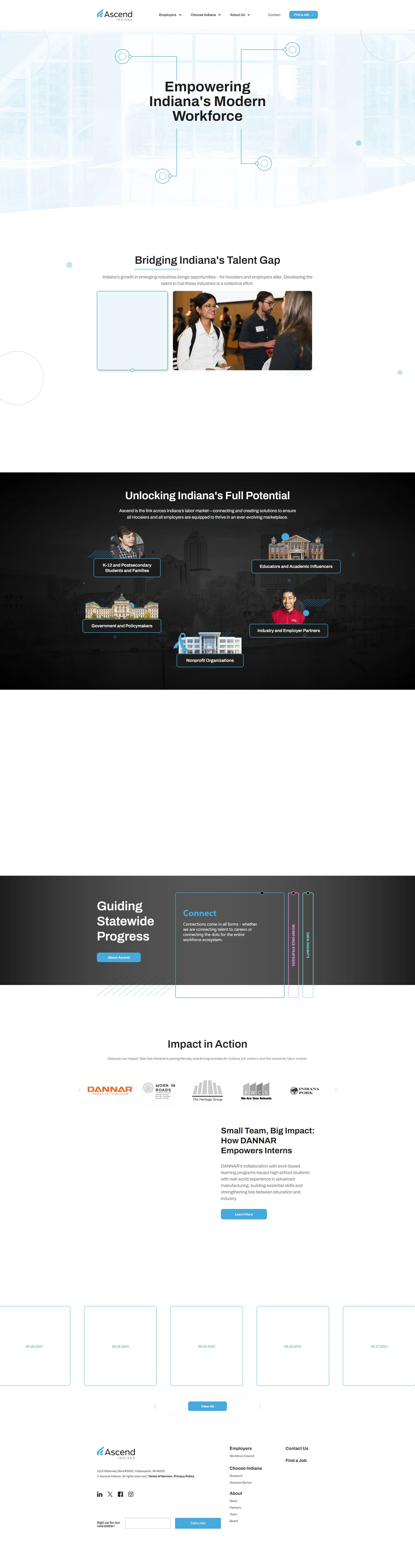 ascendindiana.com screenshot