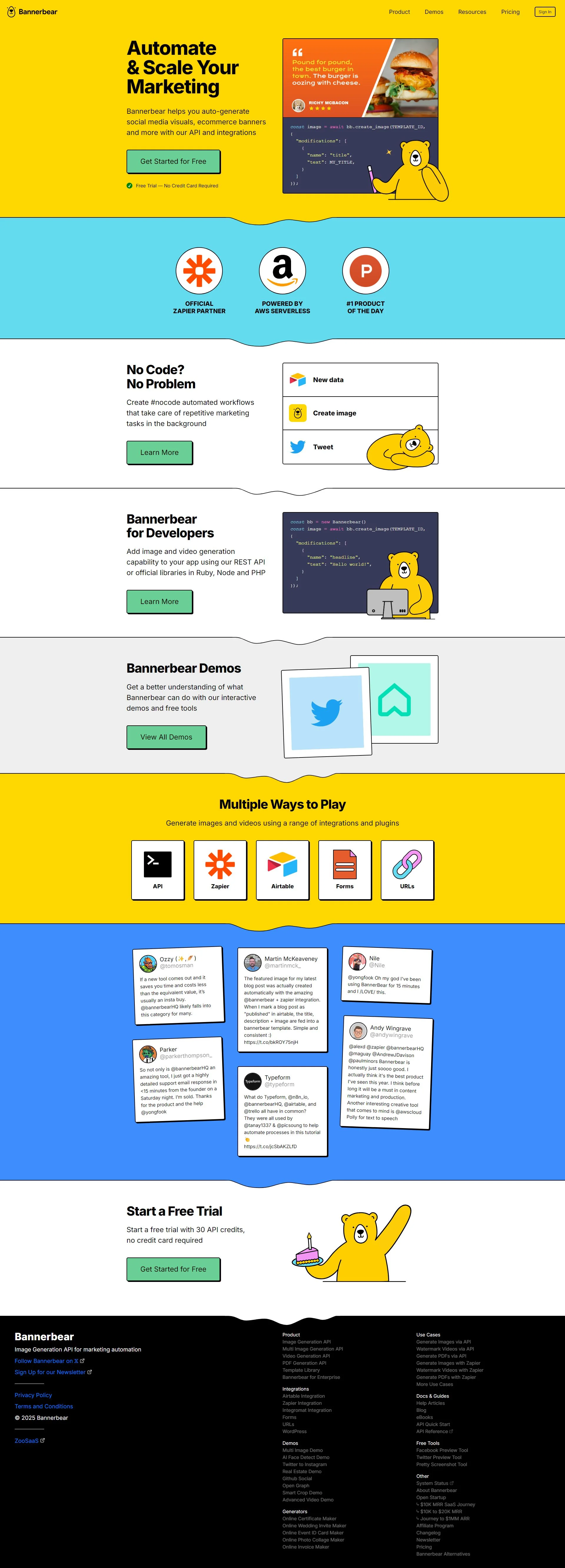 bannerbear.com screenshot