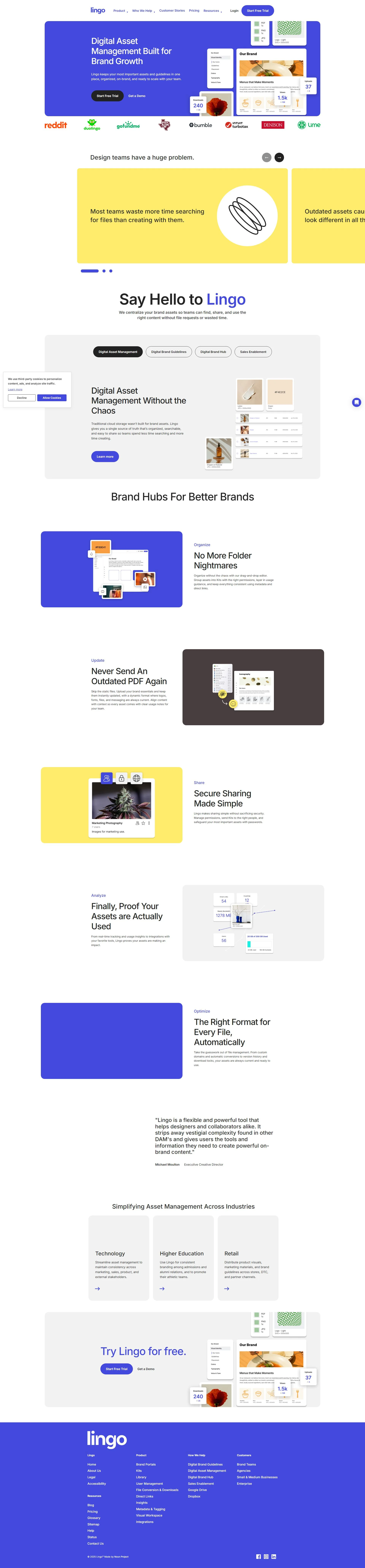 lingoapp.com screenshot