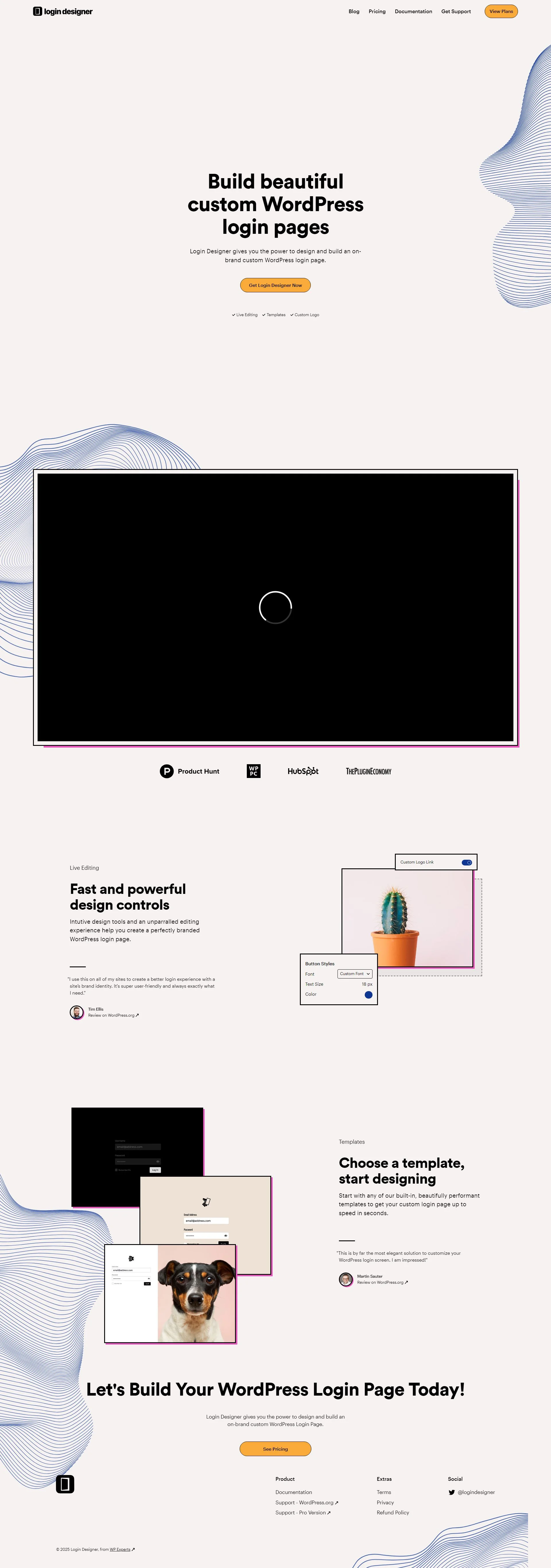 logindesigner.com screenshot