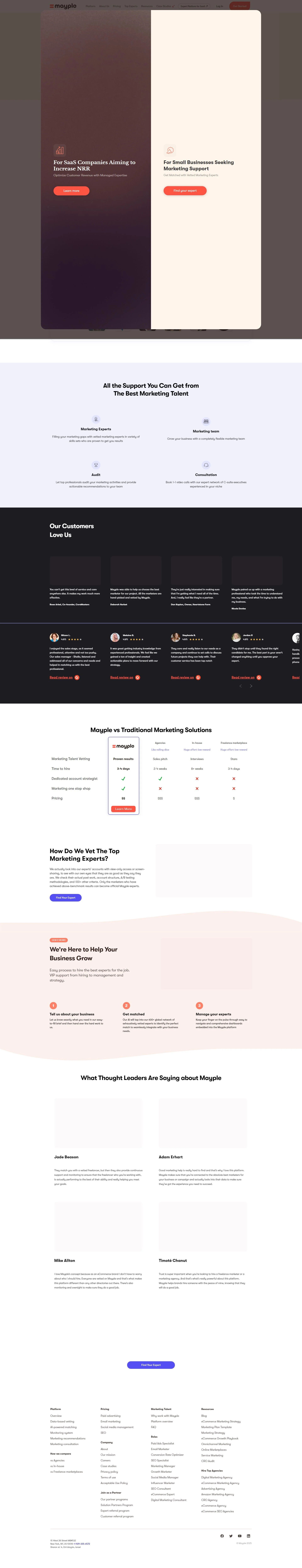 mayple.com screenshot