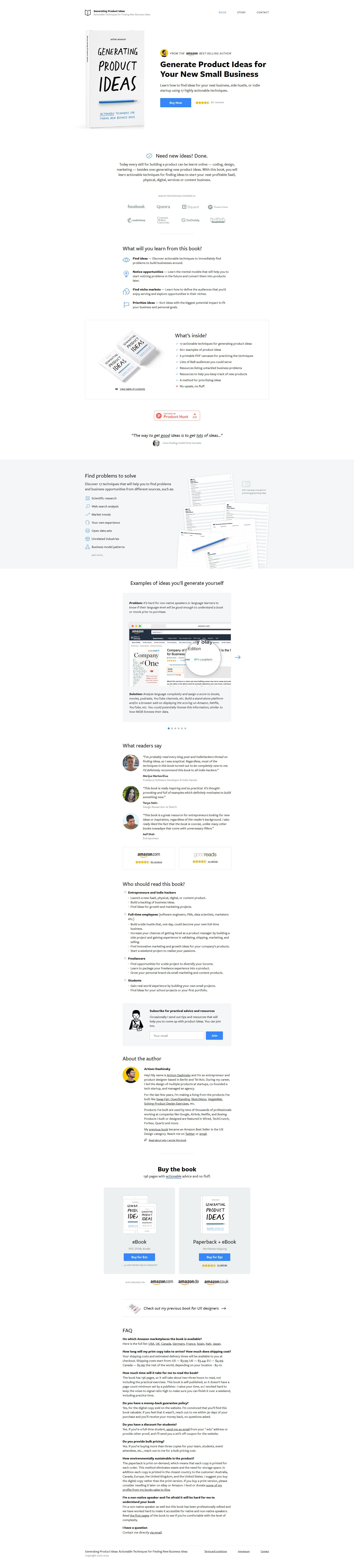 productideasbook.com screenshot