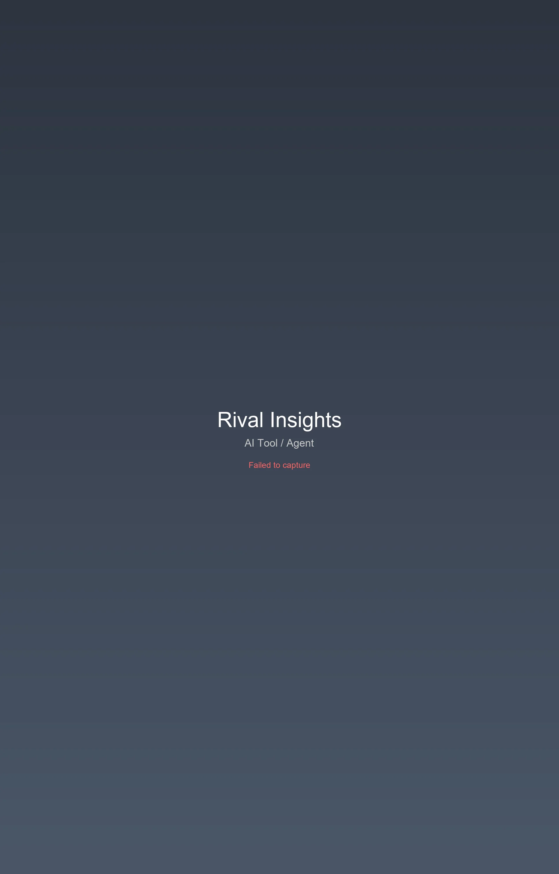 Rival Insights screenshot