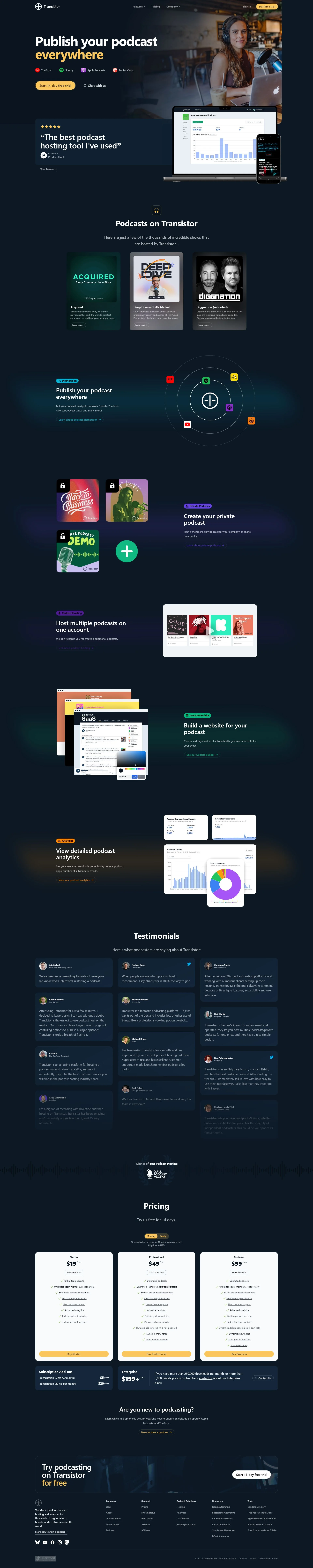 transistor.fm screenshot