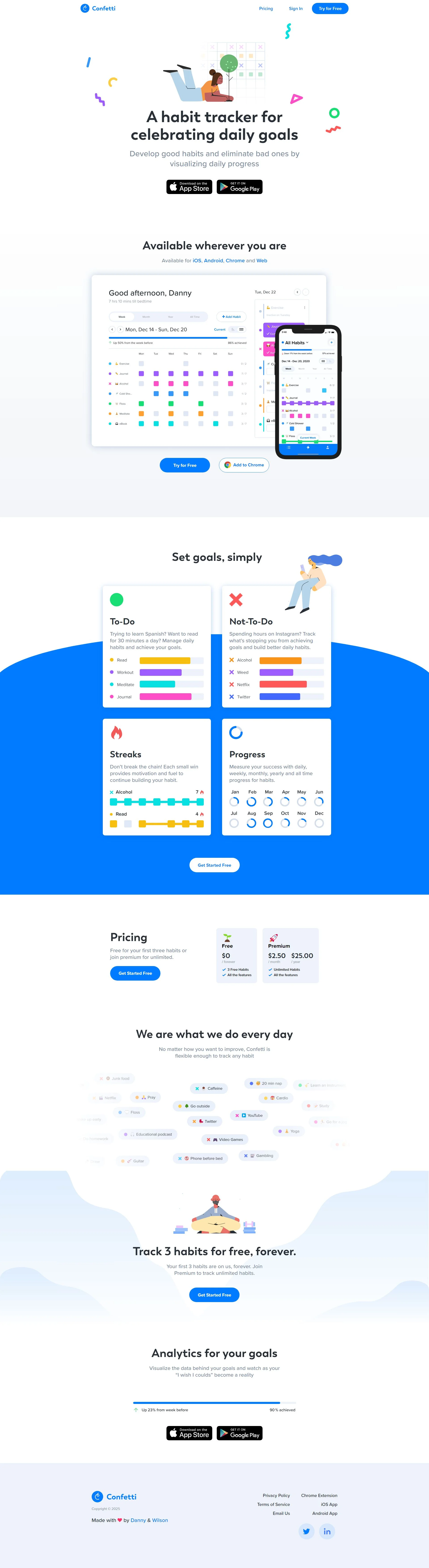 tryconfetti.io screenshot