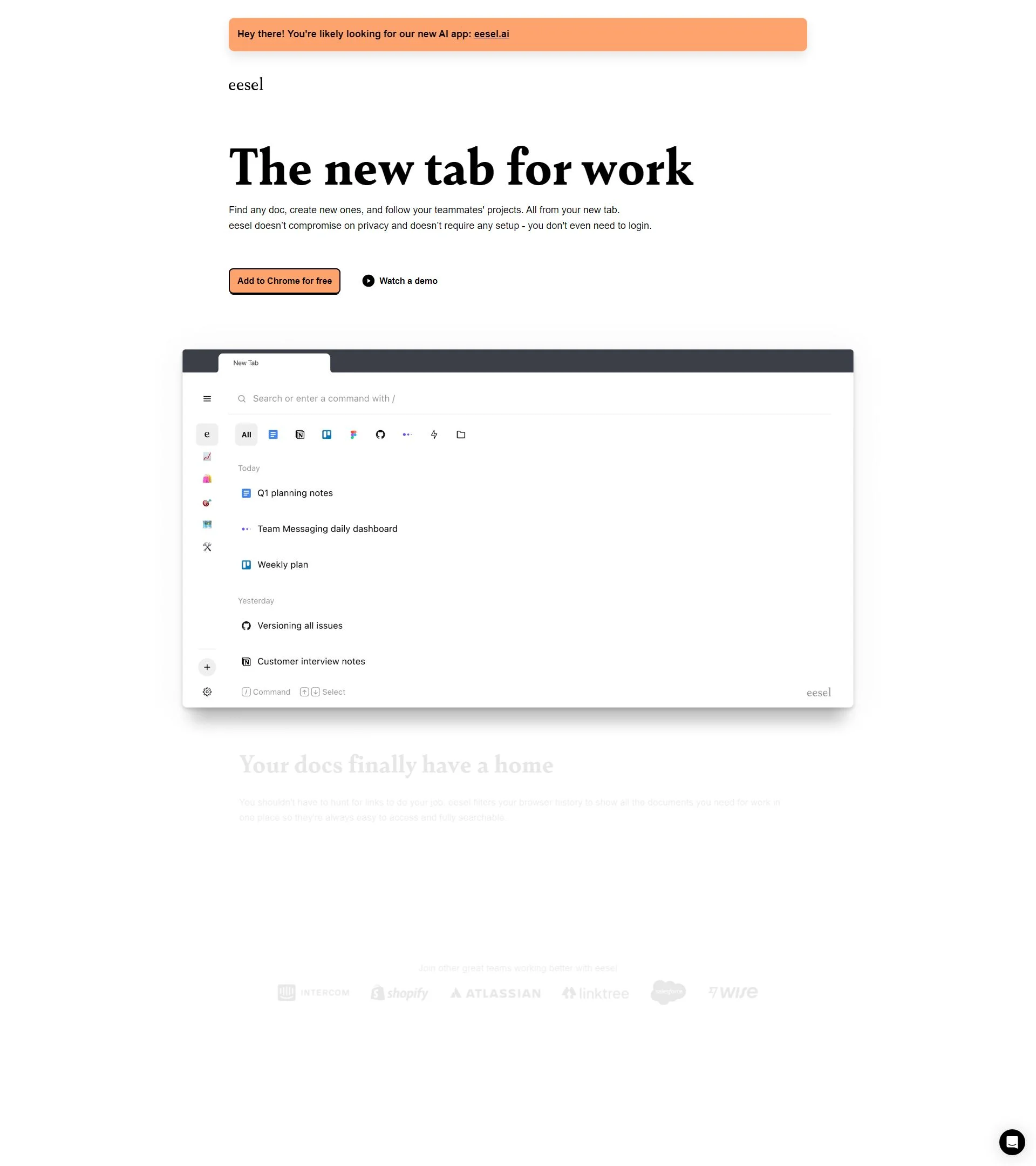 eesel.app background