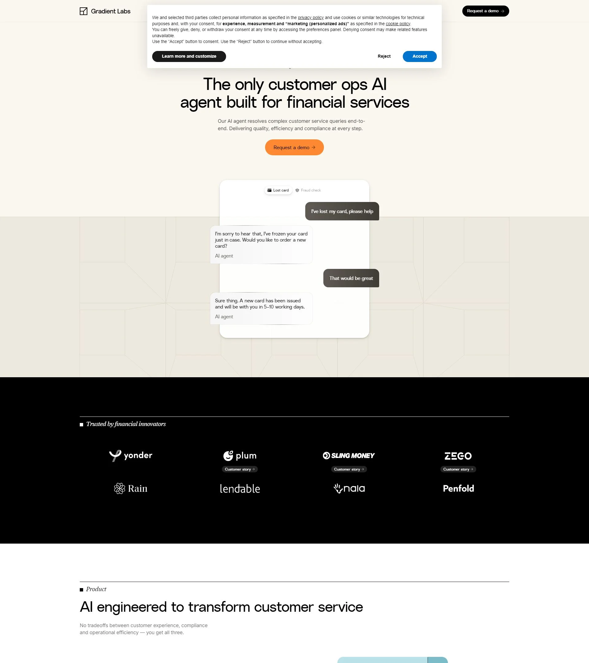 Gradient Labs background