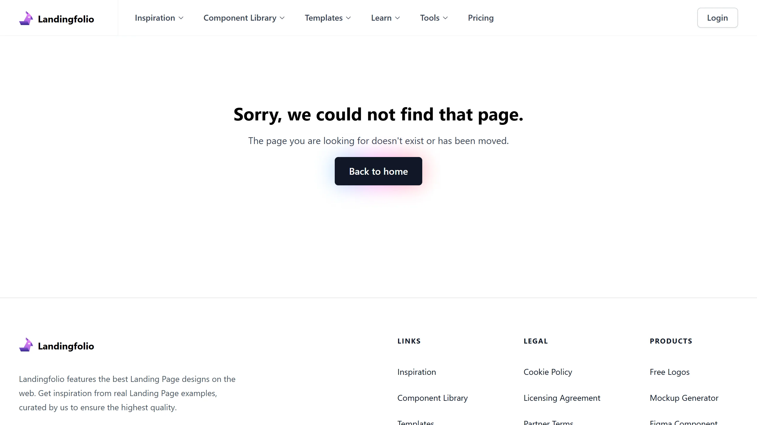 landingfolio.com background