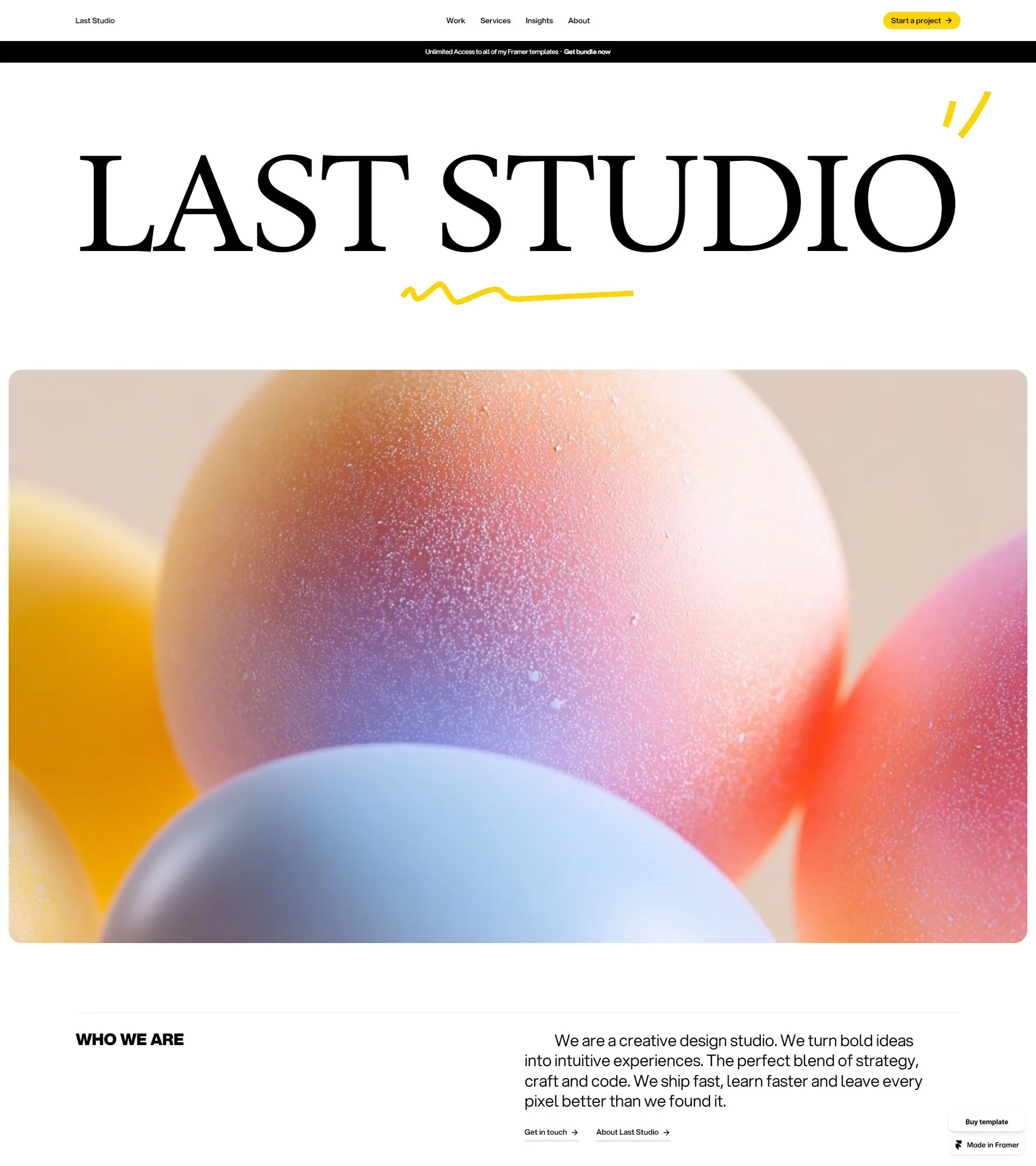 Last Studio background