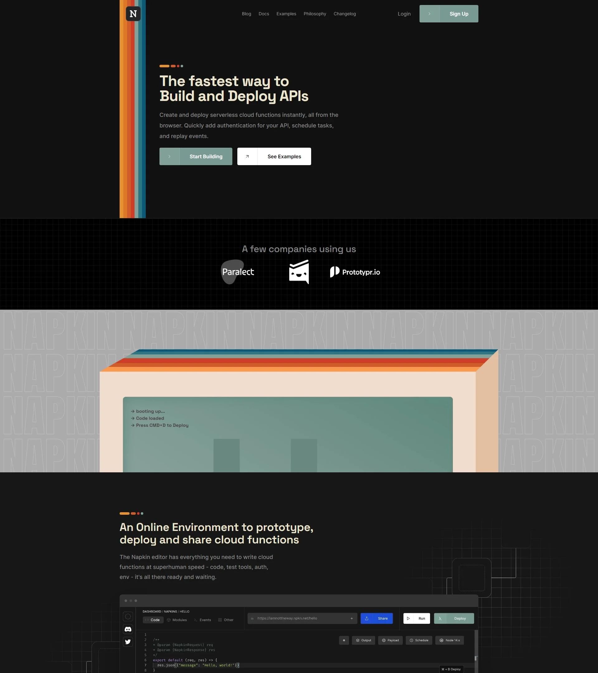 napkin.io background