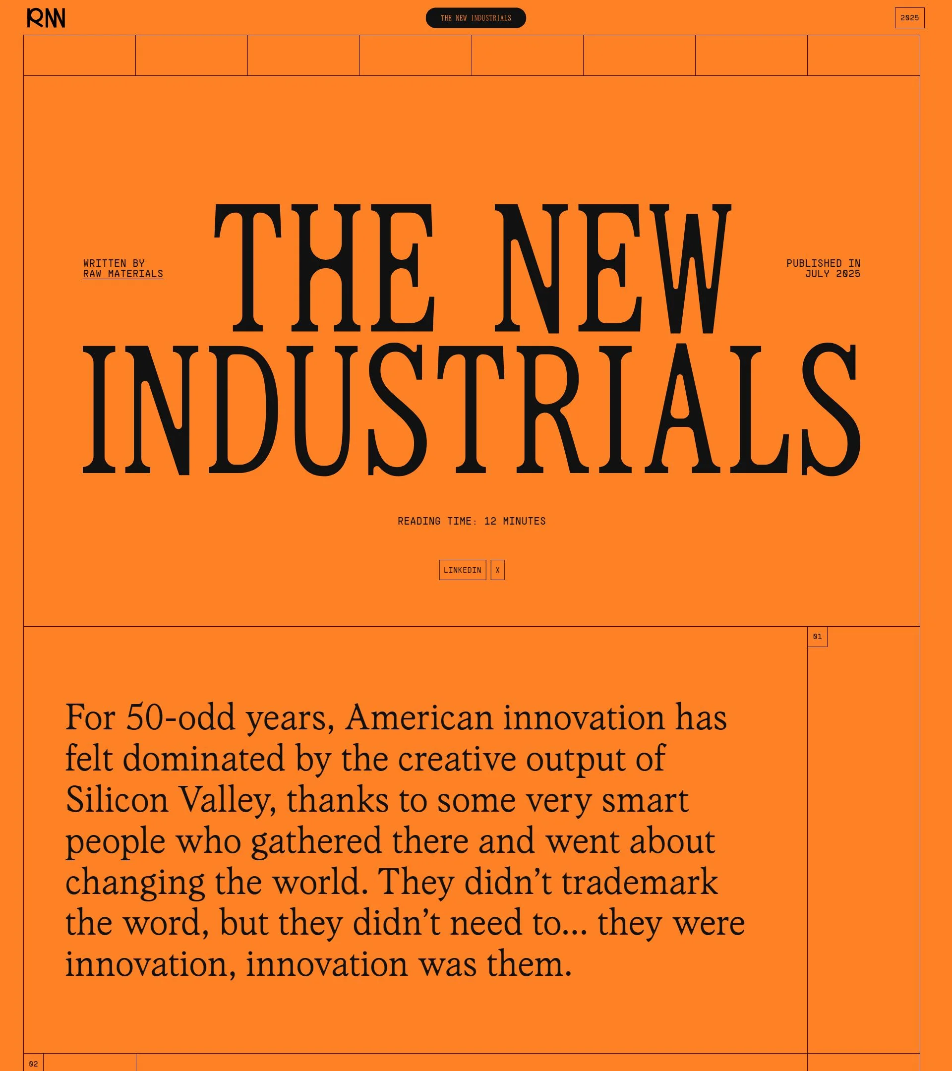 The New Industrials background