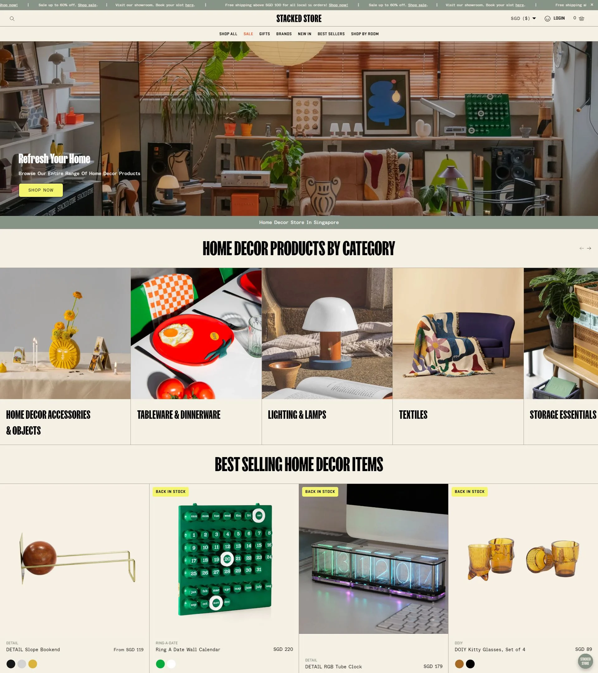 The Stacked Store background