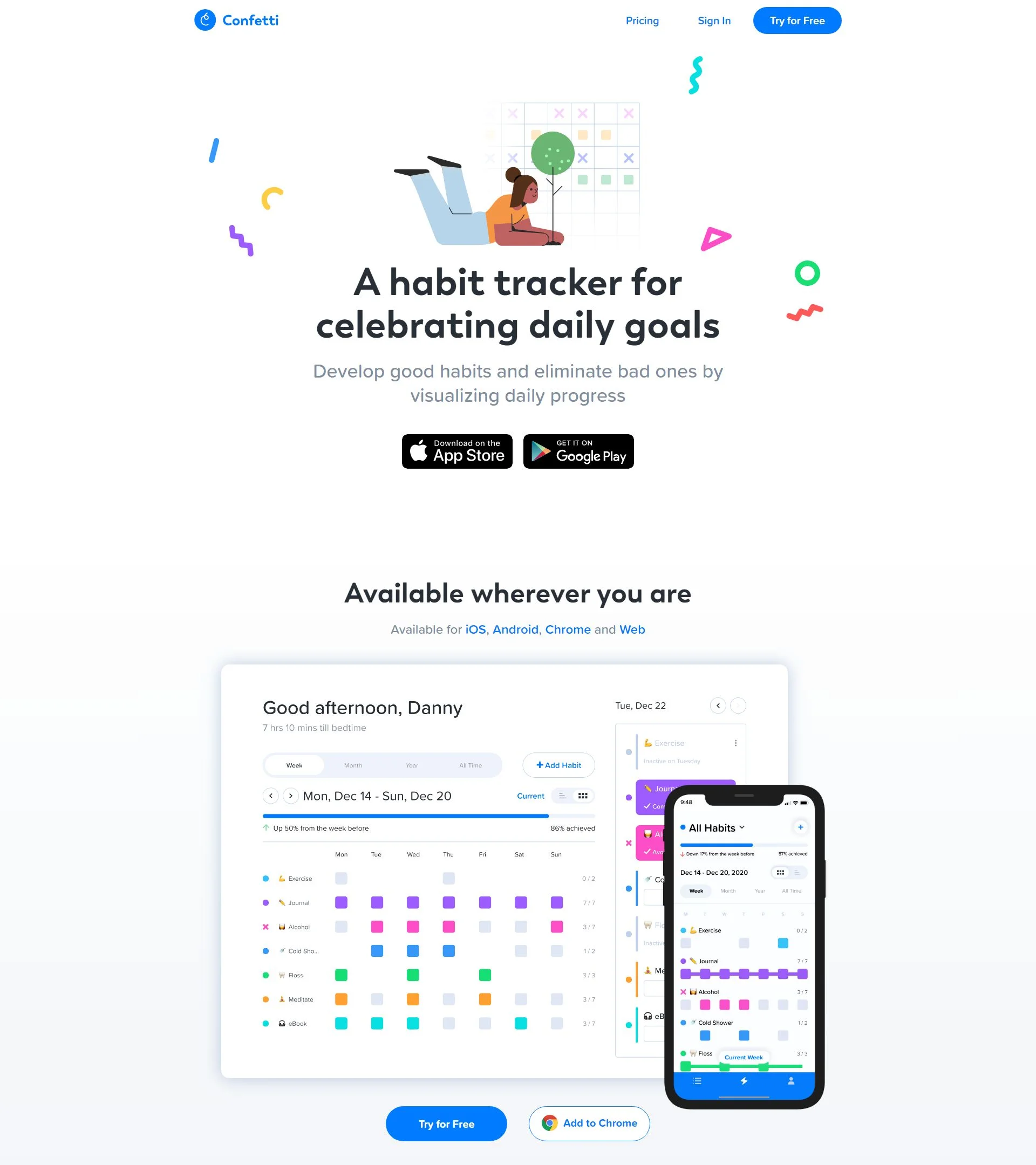tryconfetti.io background