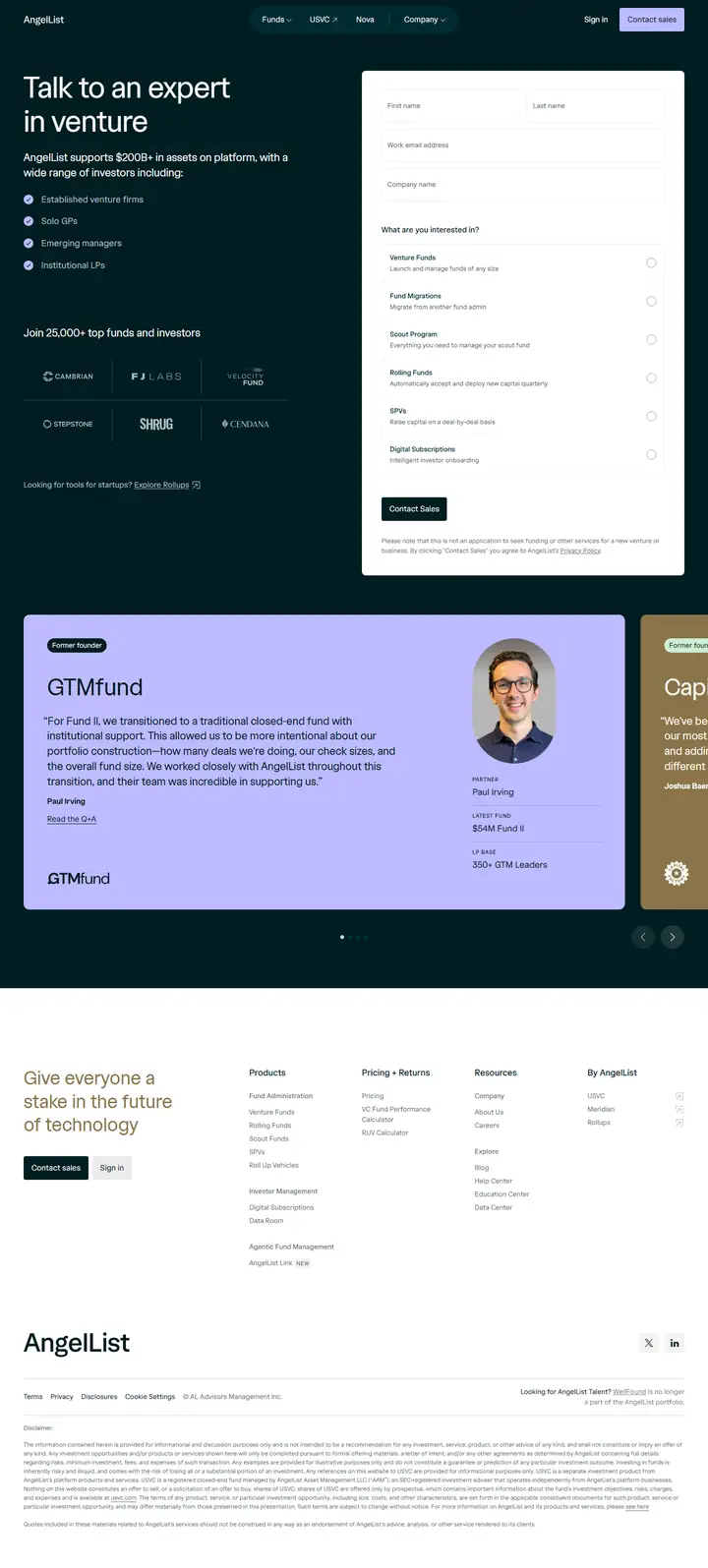 Contact full-page screenshot