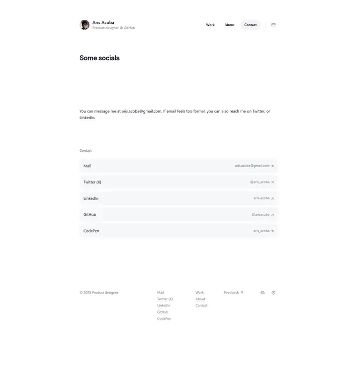 Contact full-page screenshot