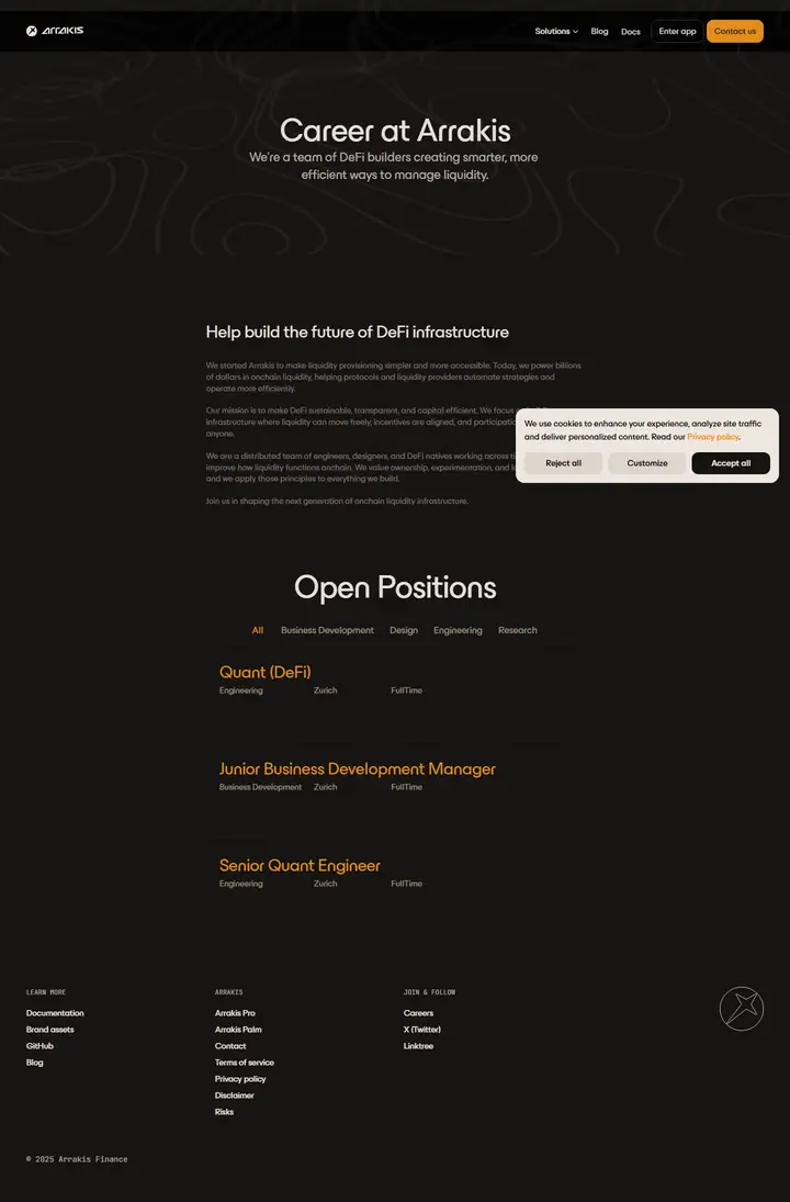 Jobs/Careers full-page screenshot