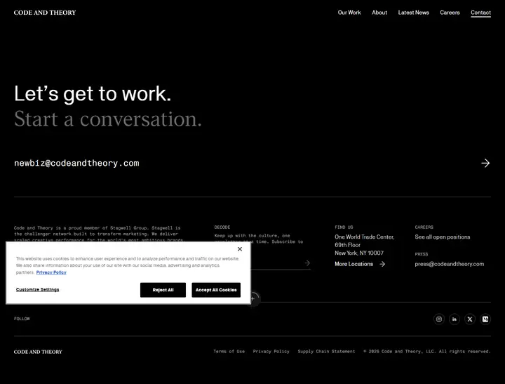 Contact full-page screenshot