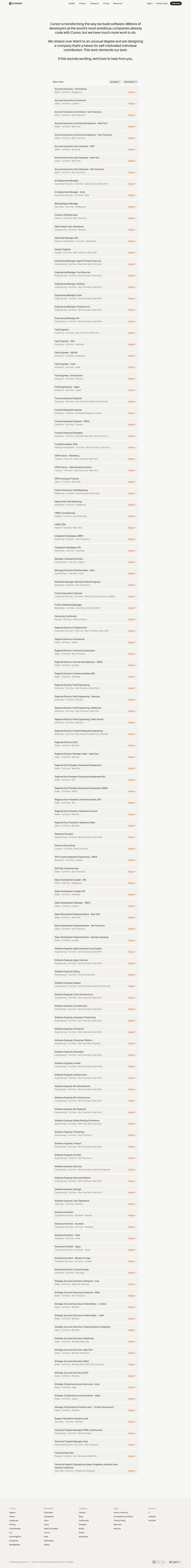 Jobs/Careers full-page screenshot