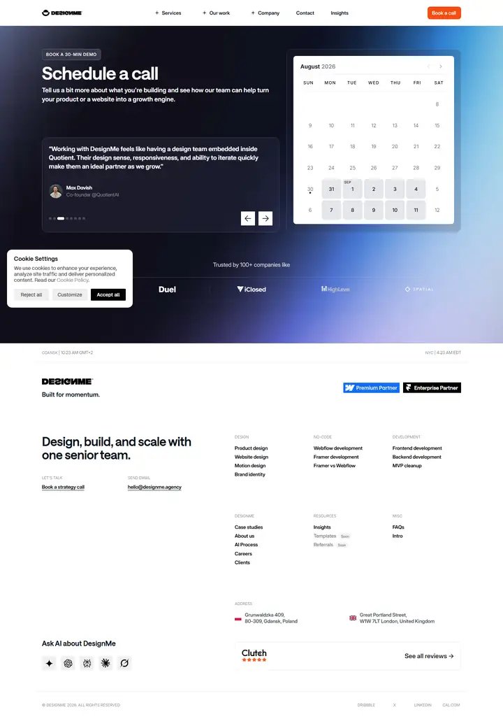 Contact full-page screenshot