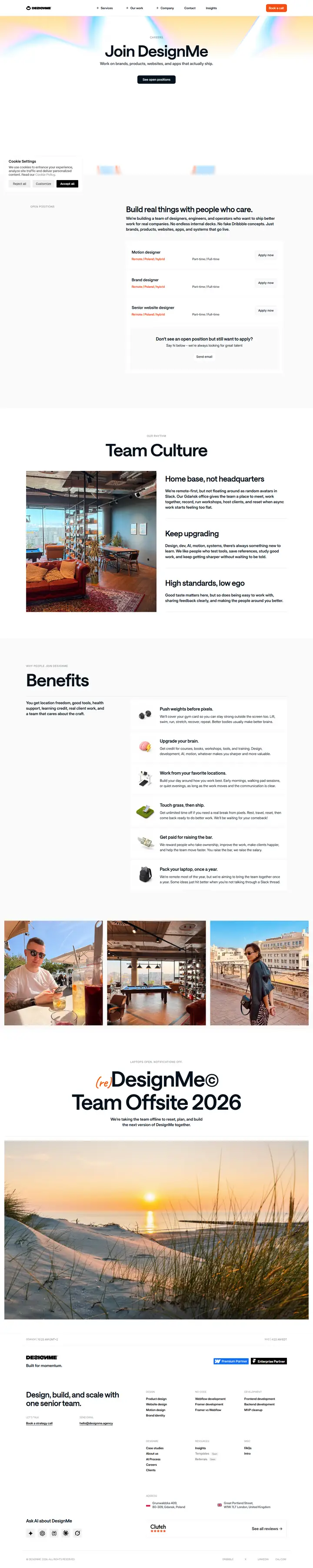 Jobs/Careers full-page screenshot