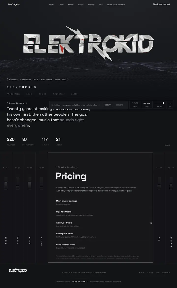 Pricing full-page screenshot