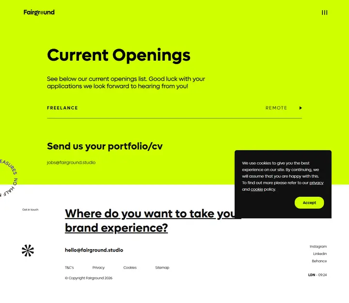Jobs/Careers full-page screenshot