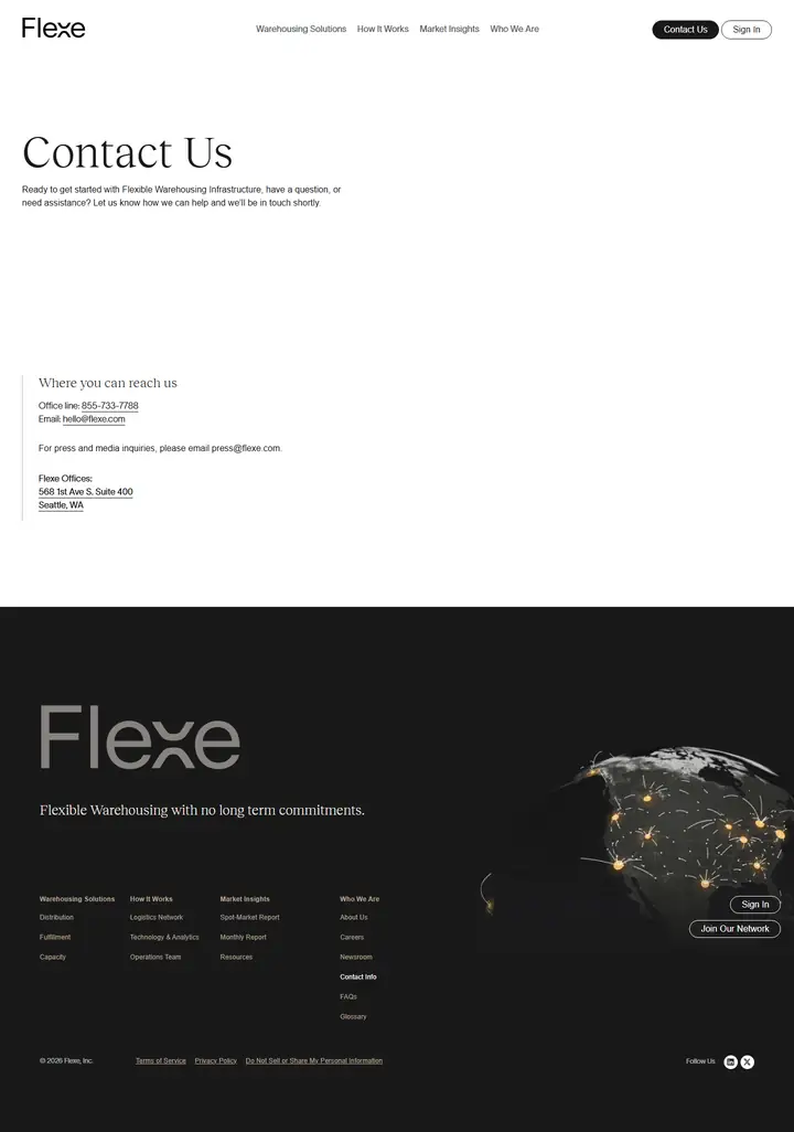 Contact full-page screenshot
