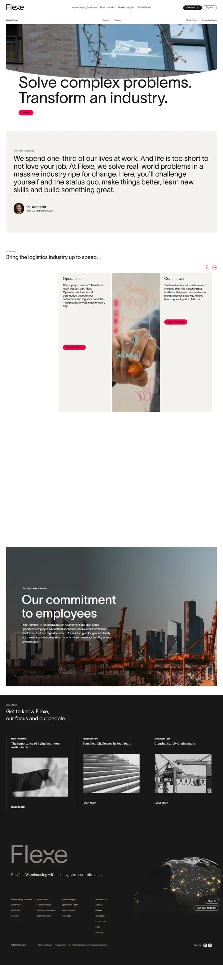 Jobs/Careers full-page screenshot
