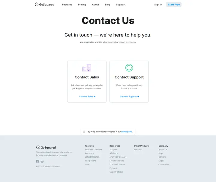 Contact full-page screenshot
