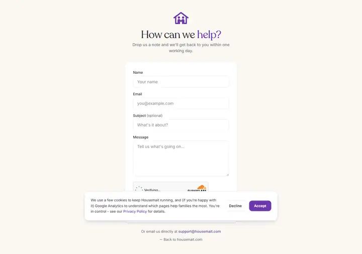 Contact full-page screenshot