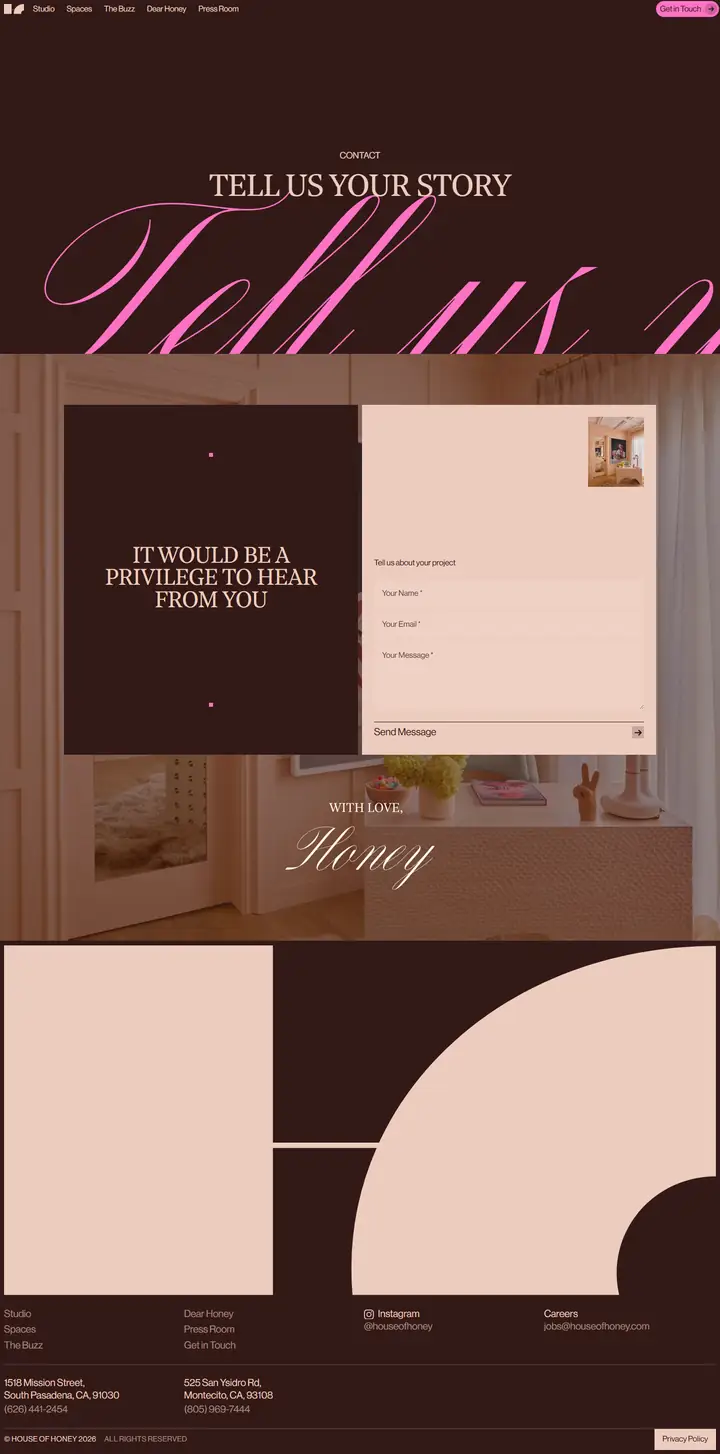 Contact full-page screenshot