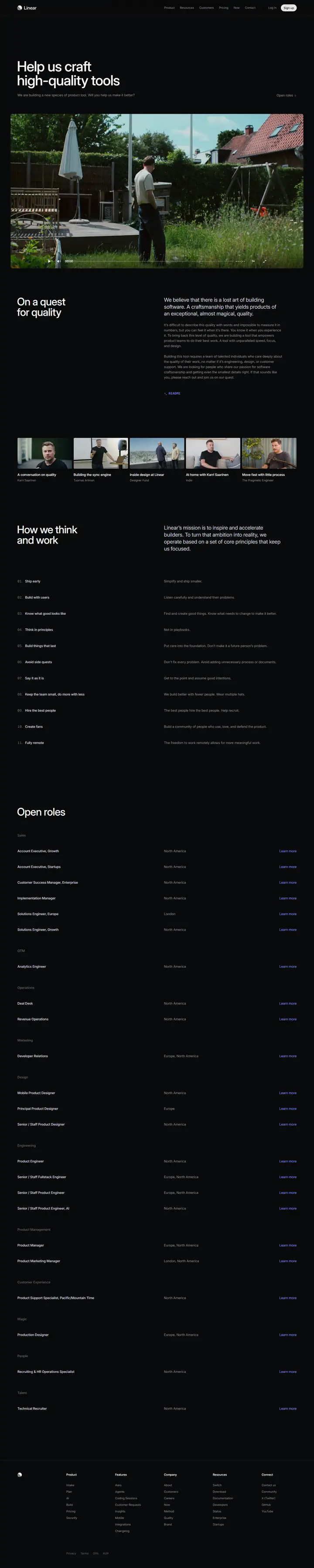 Jobs/Careers full-page screenshot