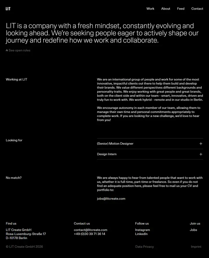 Jobs/Careers full-page screenshot