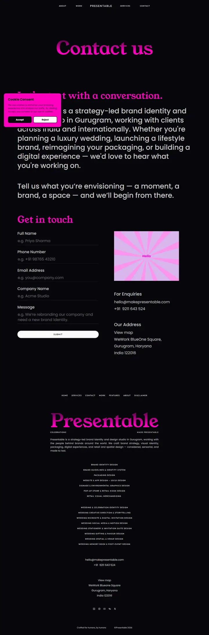 Contact full-page screenshot