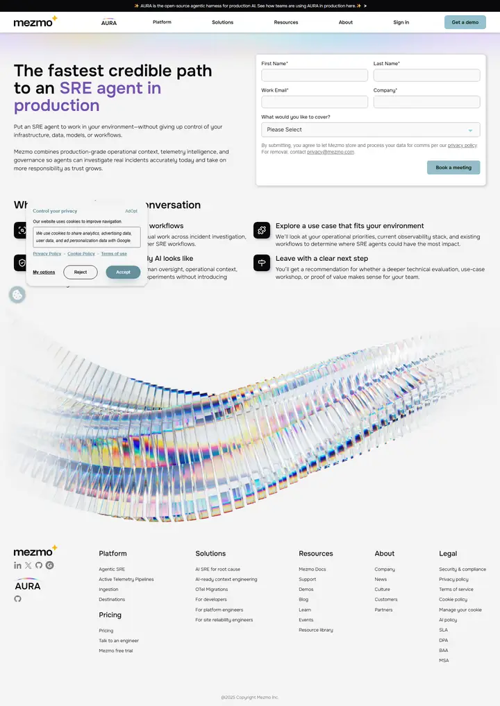 Contact full-page screenshot