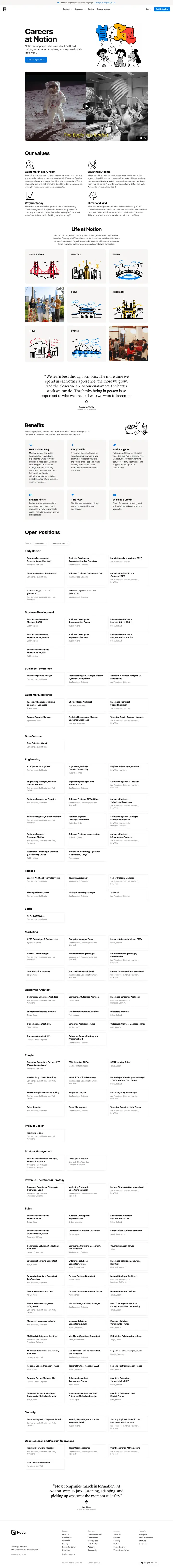 Jobs/Careers full-page screenshot