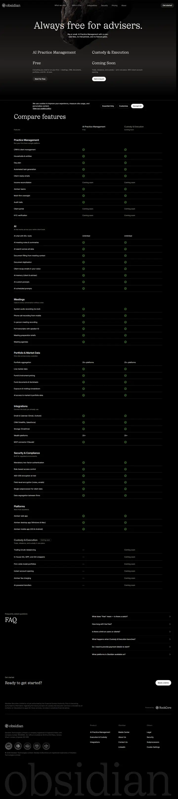 Pricing full-page screenshot