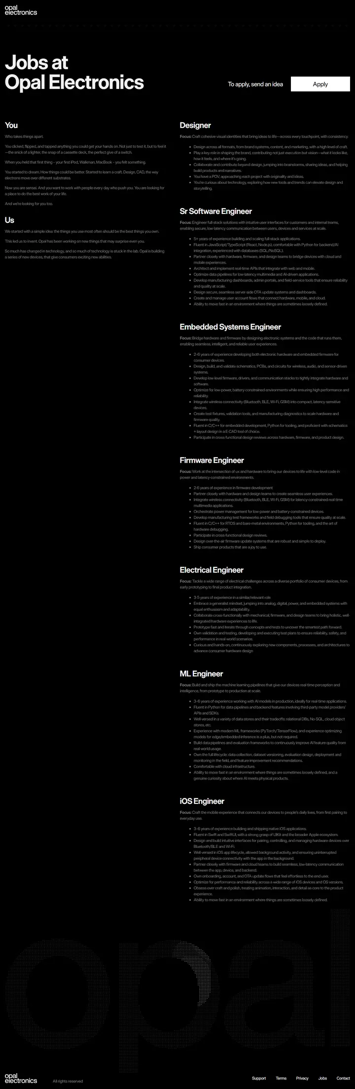 Jobs/Careers full-page screenshot