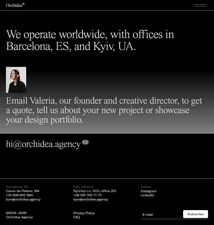 Contact full-page screenshot