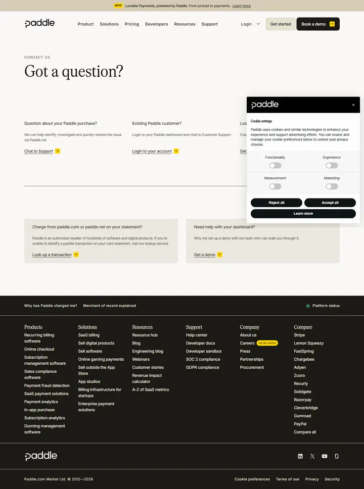 Contact full-page screenshot