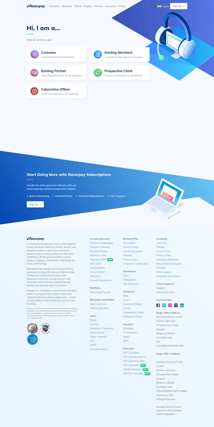 Contact full-page screenshot