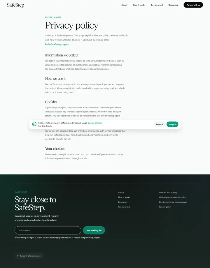 Contact full-page screenshot