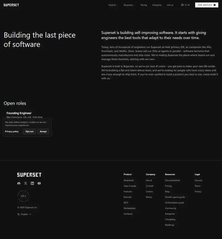 Jobs/Careers full-page screenshot