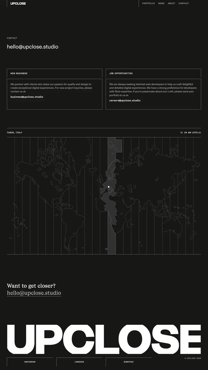 Contact full-page screenshot