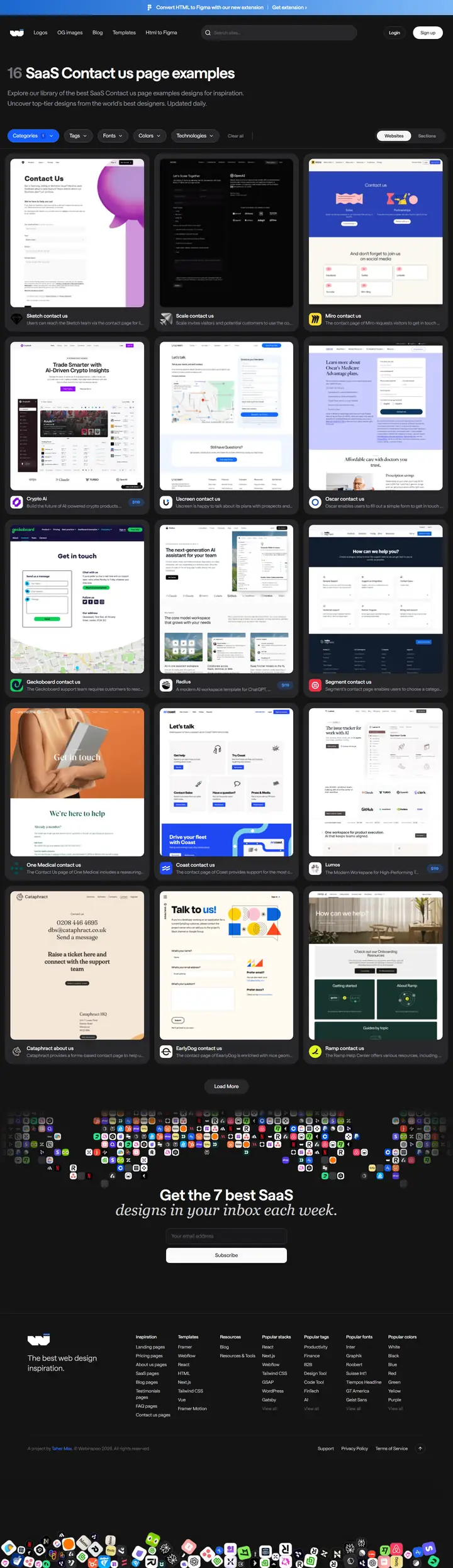 Contact full-page screenshot