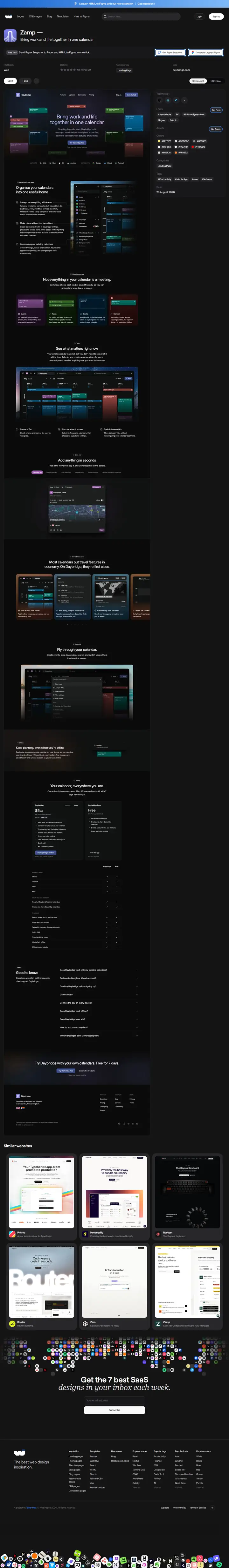 Pricing full-page screenshot